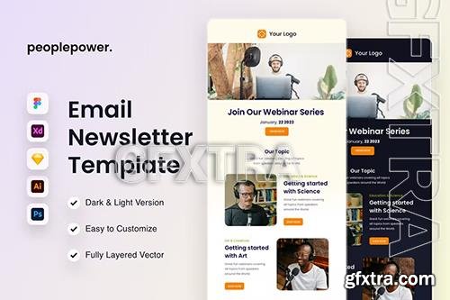 Webinar Email Newsletter Template LT6KKZR