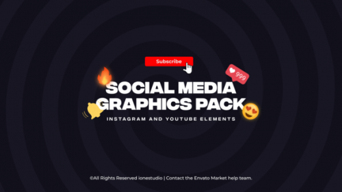 Videohive - Instagram & Youtube Elements | Social Media Pack for Premiere Pro - 36584377 - 36584377