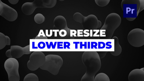 Videohive - Auto Resize Lower Thirds - 36684855 - 36684855