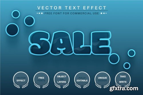 CreativeMarket - Drop Water - Editable Text Effect 7017600