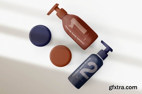 Cosmetic Bottles Mockup