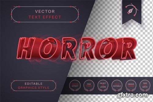 CreativeMarket - Horror Stroke - Editable Text Effect 7019152