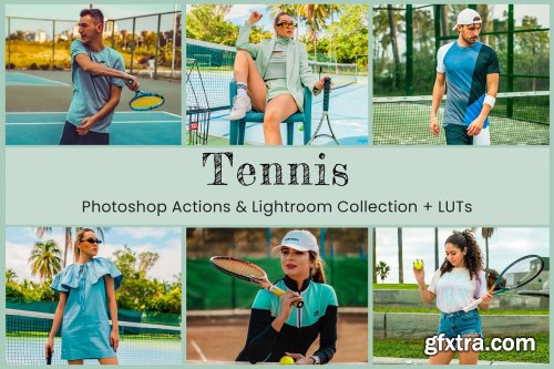 CreativeMarket - Tennis Photoshop Actions Lightroom LUTs 7023639