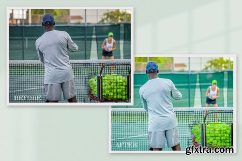 CreativeMarket - Tennis Photoshop Actions Lightroom LUTs 7023639