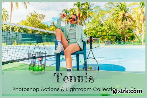 CreativeMarket - Tennis Photoshop Actions Lightroom LUTs 7023639