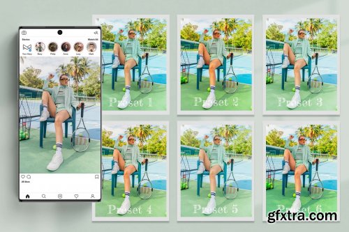 CreativeMarket - Tennis Photoshop Actions Lightroom LUTs 7023639