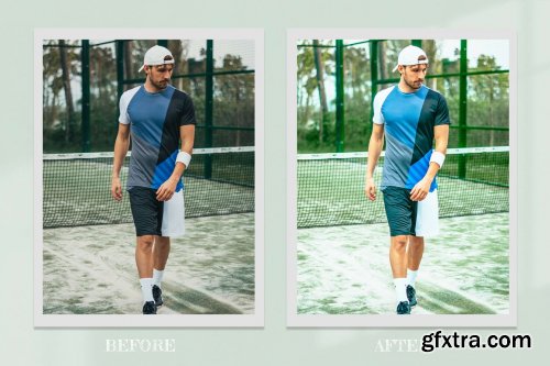 CreativeMarket - Tennis Photoshop Actions Lightroom LUTs 7023639