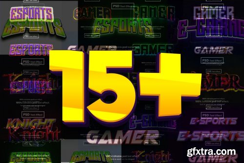 CreativeMarket - Gamer 3d editable psd text effect 6996103