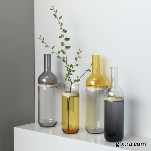 Set Meta vases 