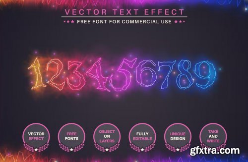 Stardust - Editable Text Effect, Font Style