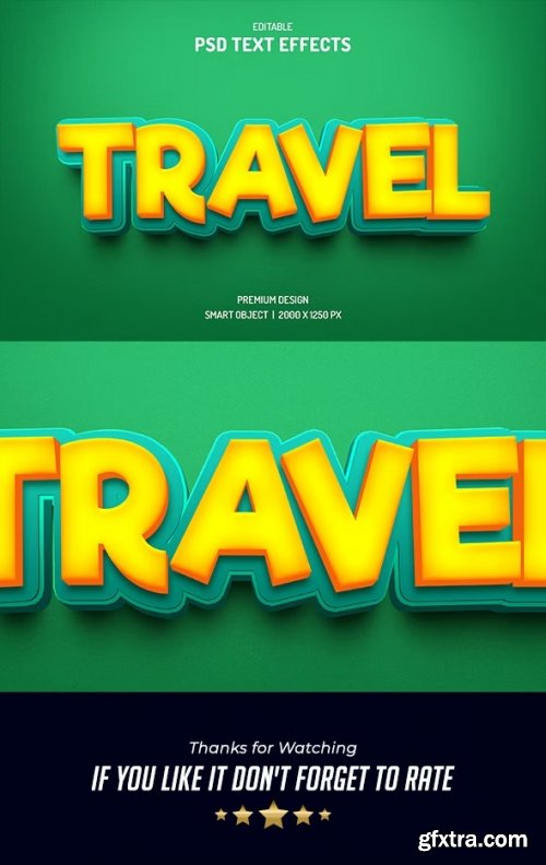 GraphicRiver - 3D editable text effect style 35305353