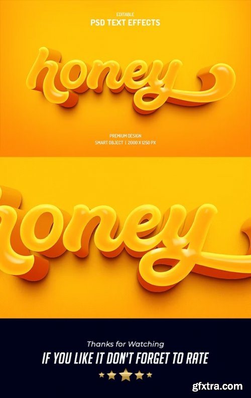 GraphicRiver - Honey text effect style 35255915