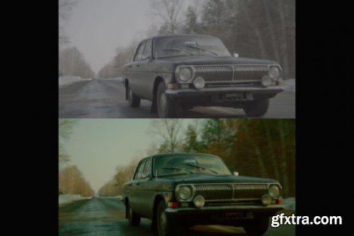 Cinematic LUTs Vintage Tones LOG & FLAT