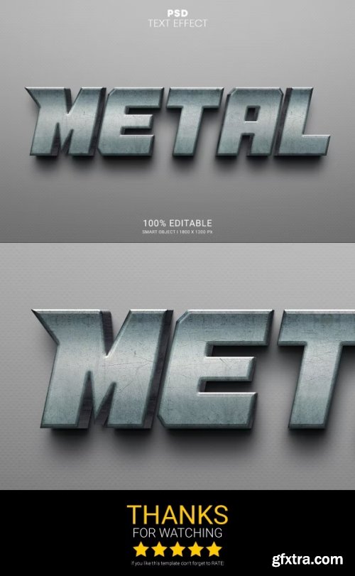 GraphicRiver - Metal Editable PSD Text Effect 36312960