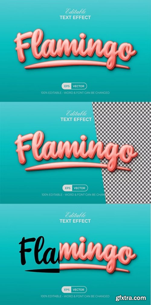 GraphicRiver - Flamingo Text Effect Style 36203619