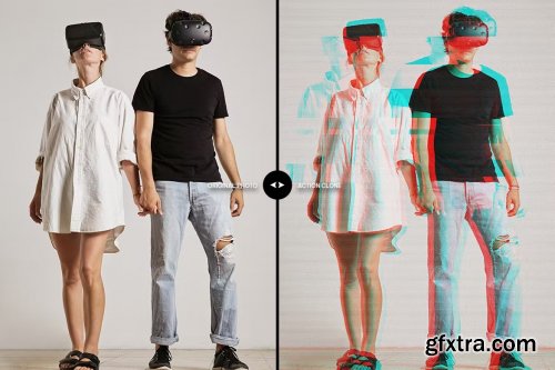 Glitch Distortion Photoshop Action