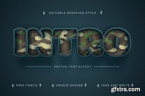 CreativeMarket - Military War - Editable Text Effect 7050636