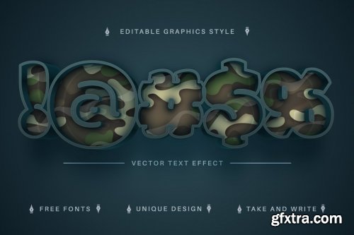 CreativeMarket - Military War - Editable Text Effect 7050636