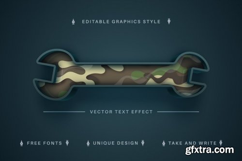 CreativeMarket - Military War - Editable Text Effect 7050636