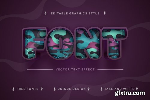 CreativeMarket - Mode - Editable Text Effect, Font Style 7050851