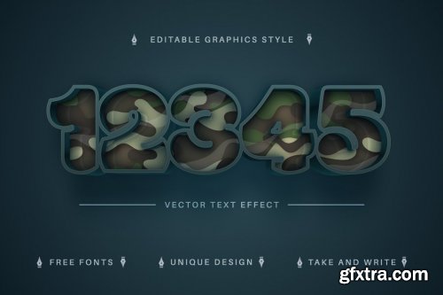 CreativeMarket - Military War - Editable Text Effect 7050636