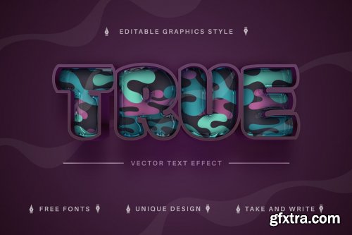 CreativeMarket - Mode - Editable Text Effect, Font Style 7050851