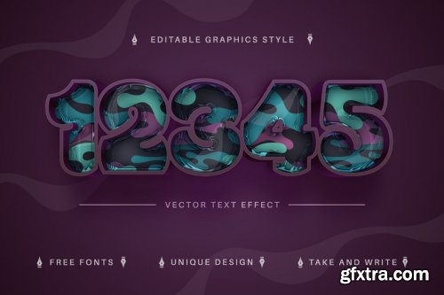 CreativeMarket - Mode - Editable Text Effect, Font Style 7050851