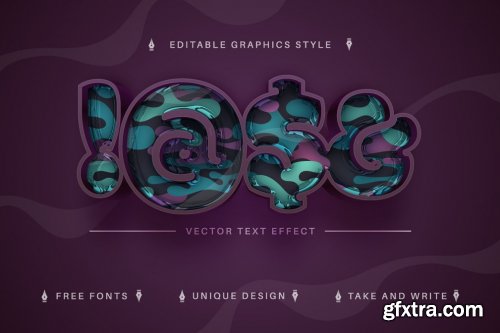 CreativeMarket - Mode - Editable Text Effect, Font Style 7050851