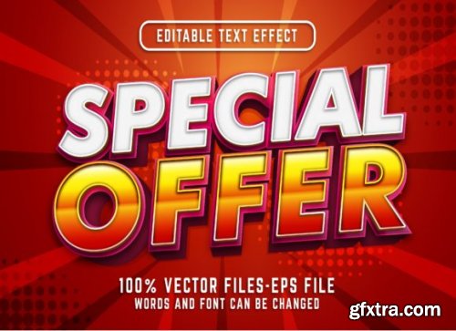 Set of Sale Editable Text Effect