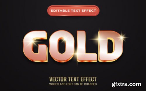 Text Effect Bundle with Gold and Diamond