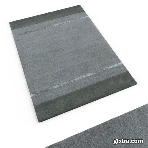 Calvin klein home vale tacoma rug graphite