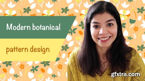  Create a Modern Botanical Pattern: Prints in Adobe Illustrator for Beginners