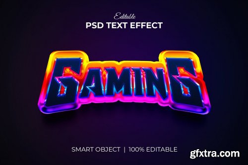 CreativeMarket - Gaming 3d text effect mockup Bundle 6933702