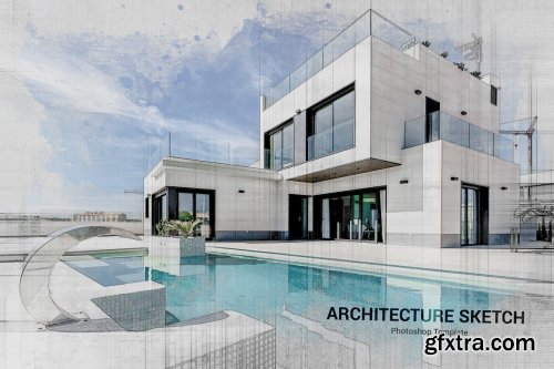 CreativeMarket - Architecture Sketch 6526640