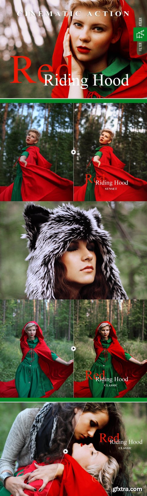 CreativeMarket - Red Riding Hood - Cinematic Action 6524337