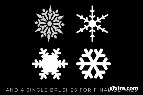 10 Realistic Photoshop Snow Brushes