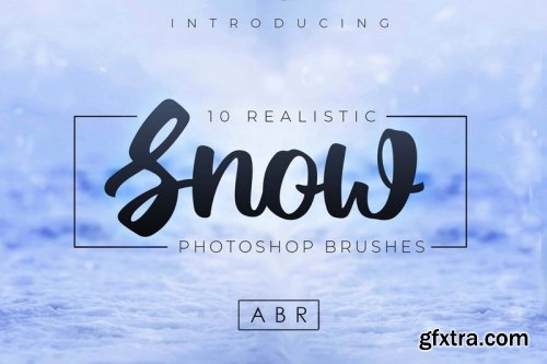 10 Realistic Photoshop Snow Brushes