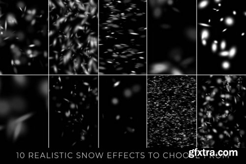 10 Realistic Photoshop Snow Brushes