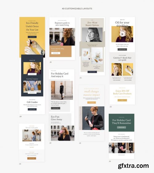 CreativeMarket - Kate - Newsletter Templates 4378815