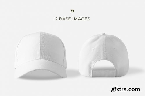 CreativeMarket - Velcro Snapback Baseball Cap Mockup 7037461