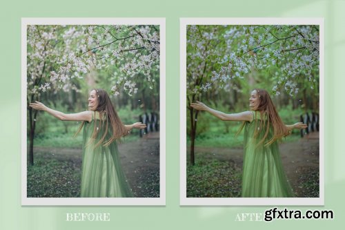 CreativeMarket - Spring Photoshop Actions, Lightroom 7083973