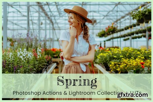 CreativeMarket - Spring Photoshop Actions, Lightroom 7083973