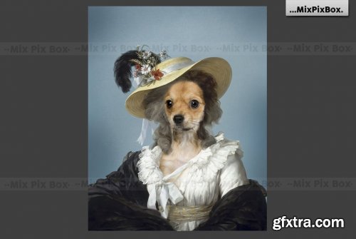 CreativeMarket - Pet Portrait Oil Background v.5 6120192