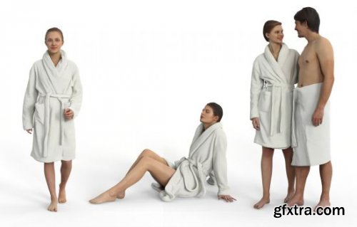 AXYZ Design - Ready-Posed 3D Humans - Spa