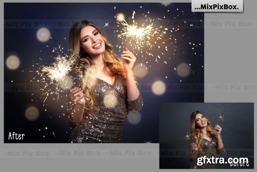 CreativeMarket - Sparkler Photo Overlays 5814585