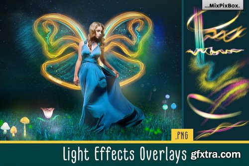 CreativeMarket - Light Effects Overlays 5219733