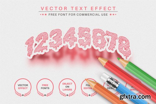 CreativeMarket - Splatter Red Drawing - Editable Text 6828773