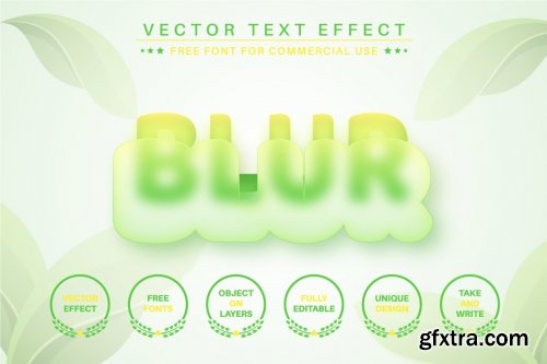 CreativeMarket - Blur - Editable Text Effect 6781676