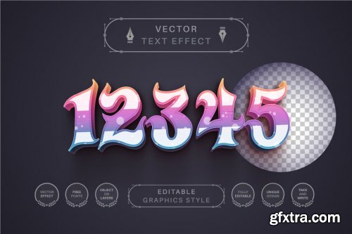 CreativeMarket - Magic Unicorn - Editable Text Effect 6823347