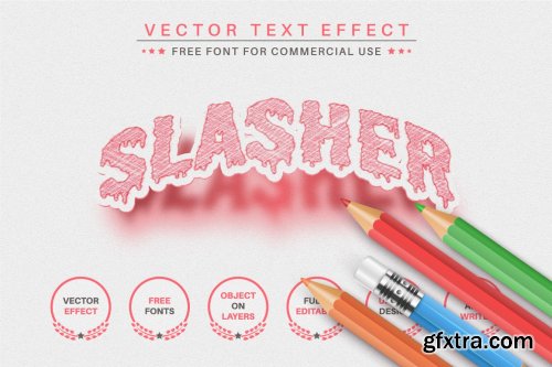 CreativeMarket - Splatter Red Drawing - Editable Text 6828773